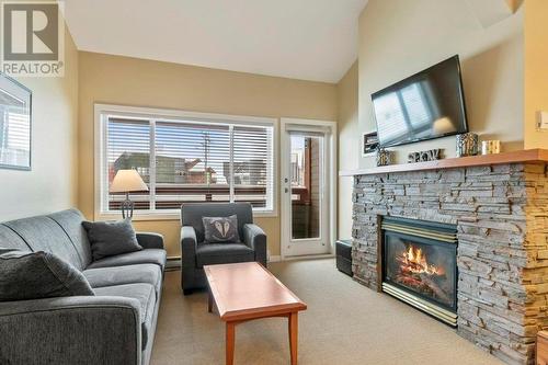5350 Big White Road Unit# 42, Big White, BC - Indoor Photo Showing Living Room With Fireplace