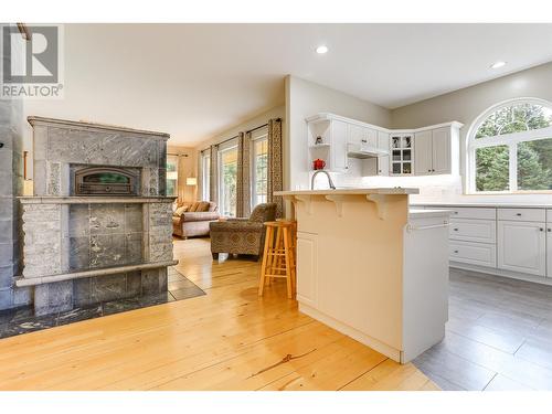 499 Quatsino Boulevard, Kitimat, BC - Indoor Photo Showing Kitchen With Fireplace