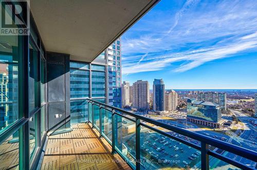 #2402 -4070 Confederation Pkwy, Mississauga, ON - Outdoor With Balcony With View