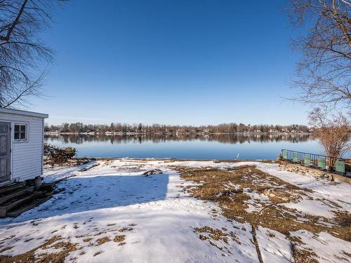 Backyard - 473 Ch. Des Patriotes E., Saint-Jean-Sur-Richelieu, QC - Outdoor With Body Of Water With View