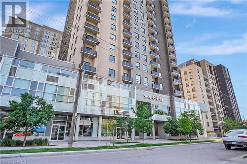 318 Spruce Street Unit# 1501, Waterloo, ON - Outdoor With Balcony With Facade