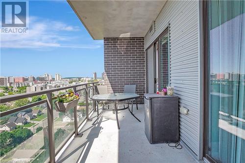 318 Spruce Street Unit# 1501, Waterloo, ON - Outdoor With Balcony With Exterior