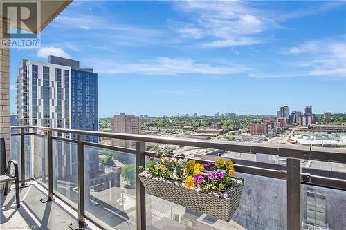 318 Spruce Street Unit# 1501, Waterloo, ON - Outdoor With Balcony With View