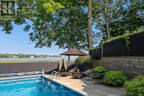824 Elvira Crt, Pickering, ON - Outdoor With In Ground Pool