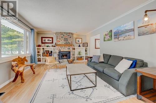 2974 Antelope Tr, Smith-Ennismore-Lakefield, ON - Indoor Photo Showing Living Room With Fireplace