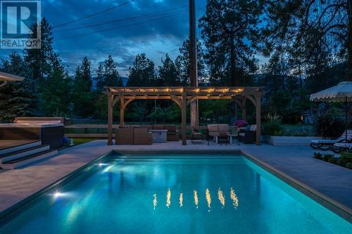 212 Camberly Cove, Okanagan Falls, BC - Outdoor With In Ground Pool With Backyard