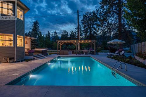 212 Camberly Cove, Okanagan Falls, BC - Outdoor With In Ground Pool With Deck Patio Veranda