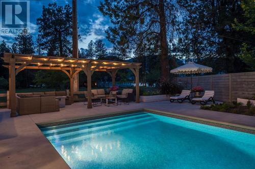 212 Camberly Cove, Okanagan Falls, BC - Outdoor With In Ground Pool With Deck Patio Veranda With Backyard
