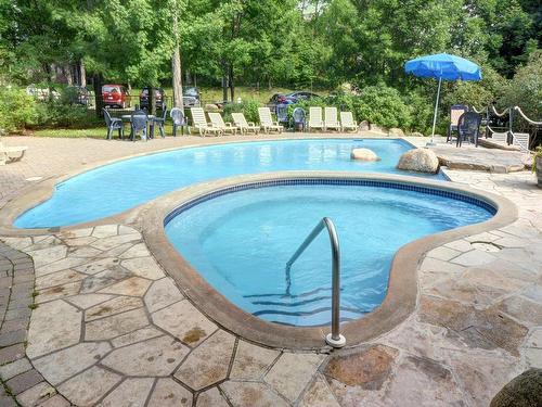 Pool - 9-102 Ch. Des Quatre-Sommets, Mont-Tremblant, QC - Outdoor With In Ground Pool With Backyard