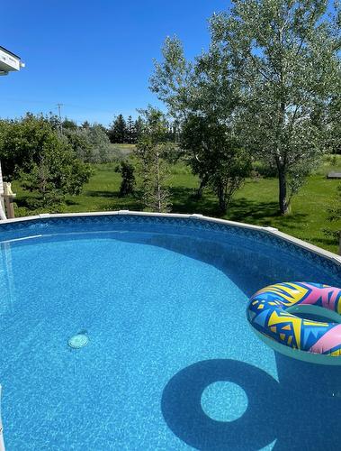 Pool - 186 Route 132 E., Bonaventure, QC - Outdoor With Above Ground Pool With Backyard
