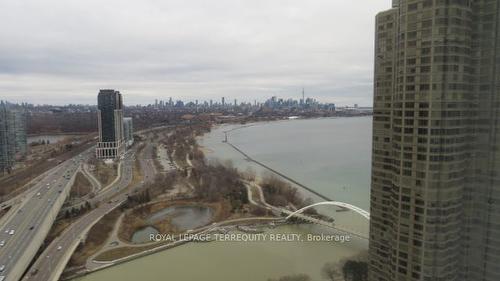 3305-2045 Lakeshore Blvd W, Toronto, ON - Outdoor With Body Of Water With View