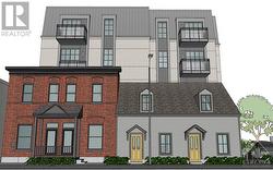 Rendering of potential 27 unit development. - 