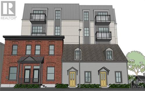 Rendering of potential 27 unit development. - 109-115 Dalhousie Street, Ottawa, ON - 