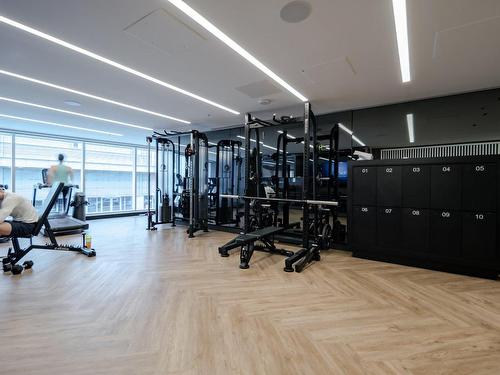 Exercise room - 3506-1288 Rue St-Antoine O., Montréal (Ville-Marie), QC - Indoor Photo Showing Gym Room