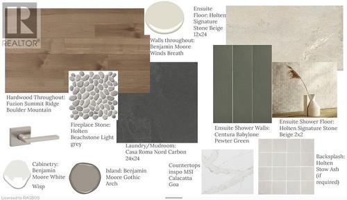 Interior Finishes Selected - 19 Grenville Street N, Southampton, ON - Other