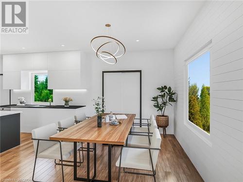 Virtual Rendering of the Dining Area - 19 Grenville Street N, Southampton, ON - Indoor Photo Showing Dining Room