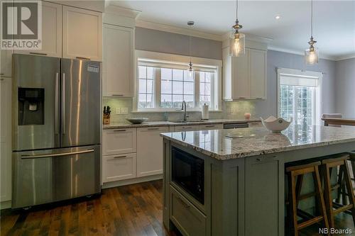 3 Eagle Ridge Court, Hanwell, NB - Indoor Photo Showing Kitchen With Upgraded Kitchen