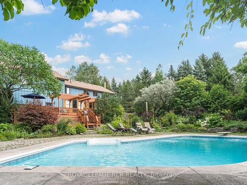 5674 Second Line, Erin, ON - Outdoor With In Ground Pool With Deck Patio Veranda