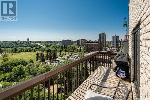 1202 510 5Th Avenue N, Saskatoon, SK - Outdoor With Balcony With View