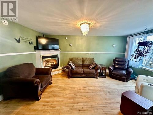 845 Route 172, Back Bay, NB - Indoor Photo Showing Living Room With Fireplace