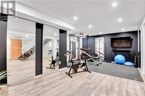 444 Rock Forest Road, Dunrobin, ON - Indoor Photo Showing Gym Room