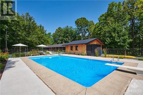 444 Rock Forest Road, Dunrobin, ON - Outdoor With In Ground Pool With Backyard