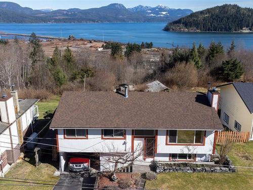 111 Seaview St, Sayward, BC - Outdoor With Body Of Water With Deck Patio Veranda With View