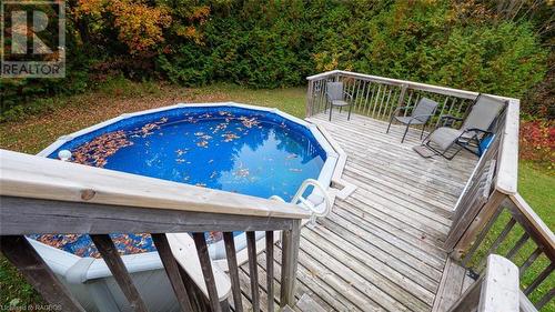 683355 Chatsworth Rd 24, Chatsworth (Twp), ON - Outdoor With Above Ground Pool With Deck Patio Veranda