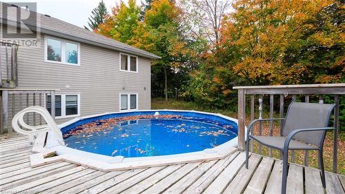 683355 Chatsworth Rd 24, Chatsworth (Twp), ON - Outdoor With Above Ground Pool With Deck Patio Veranda With Exterior