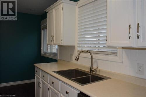 489 Kingscourt Drive Unit# B, Waterloo, ON - Indoor Photo Showing Kitchen With Double Sink