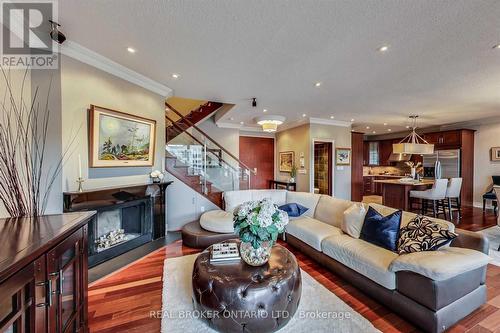 3508 - 33 Harbour Square, Toronto, ON - Indoor Photo Showing Living Room With Fireplace