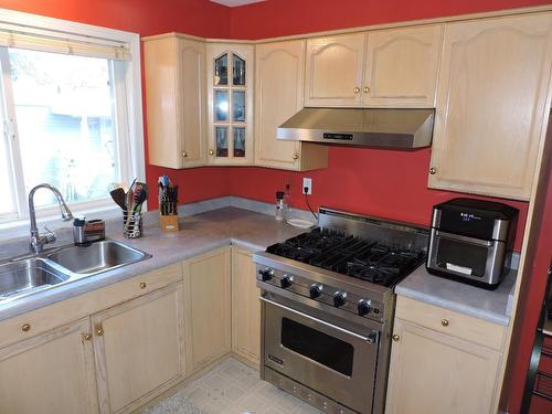 415 Hatton Avenue, Midway, BC - Indoor Photo Showing Kitchen With Double Sink