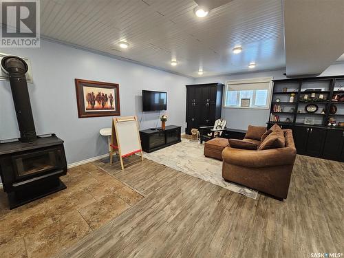 38 Morin Crescent, Meadow Lake, SK - Indoor With Fireplace