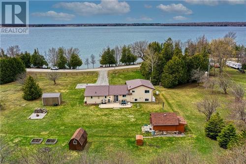 507 Lakeshore Road, Mindemoya, Manitoulin Island, ON - Outdoor With Deck Patio Veranda With View