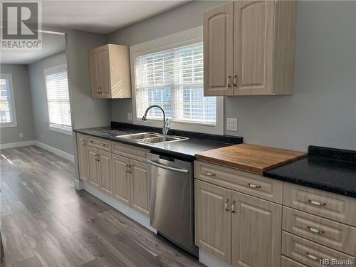 225 Robertson Street, Miramichi, NB - Indoor Photo Showing Kitchen With Double Sink