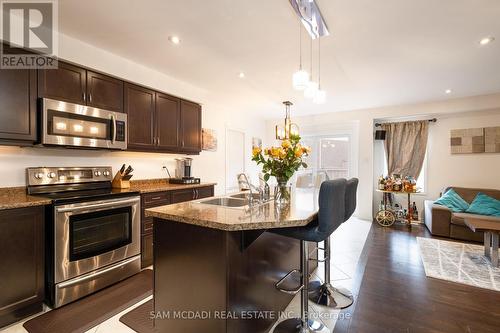 7 Allium Road, Brampton, ON - Indoor Photo Showing Kitchen With Stainless Steel Kitchen With Double Sink