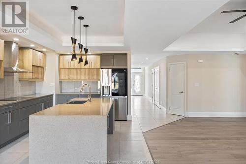 18 Woodland, Kingsville, ON - Indoor Photo Showing Kitchen With Upgraded Kitchen