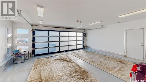 22 Churchill Crescent, White City, SK - Indoor Photo Showing Garage