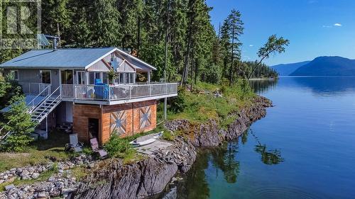 Lot 1 Pete Martin Bay, Anstey Arm, BC - Outdoor With Body Of Water With Deck Patio Veranda