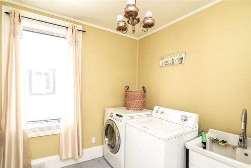 Spacious Main floor Laundry Room - 68 Henry Street, St. Catharines, ON - Indoor Photo Showing Laundry Room