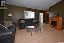 124 Perry Crescent, Estevan, SK  - Indoor Photo Showing Living Room With Fireplace 