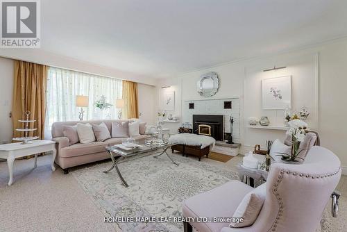 8554 Hwy 7 Road, Guelph/Eramosa, ON - Indoor Photo Showing Living Room With Fireplace