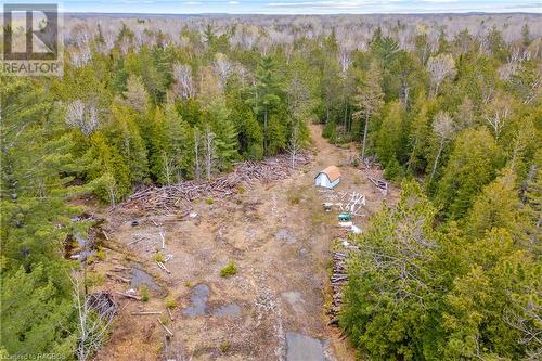 The trail leads to a large clearing on the property - Lot 41 & 42 4 Concession, Northern Bruce Peninsula, ON 