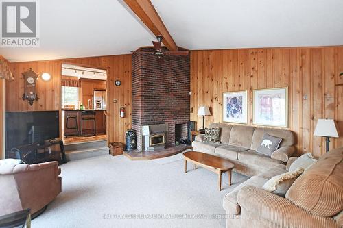 326 Indian Point Road, Kawartha Lakes, ON - Indoor Photo Showing Living Room With Fireplace