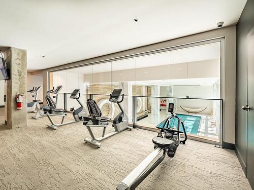 Salle d'exercice - 223-1500 Rue Des Bassins, Montréal (Le Sud-Ouest), QC - Indoor Photo Showing Gym Room