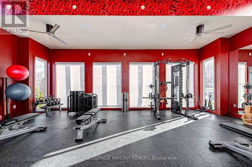 201 - 8 Culinary Lane, Barrie, ON - Indoor Photo Showing Gym Room