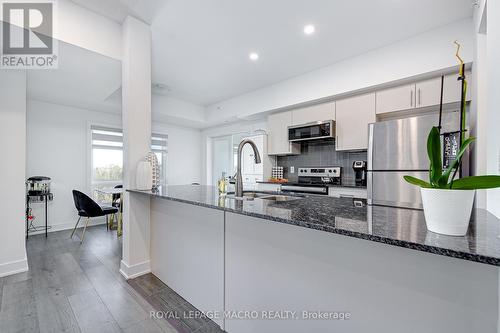 201 - 8 Culinary Lane, Barrie, ON - Indoor Photo Showing Kitchen With Upgraded Kitchen