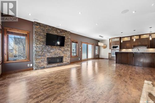 4877 Upson Road, Regina, SK - Indoor With Fireplace