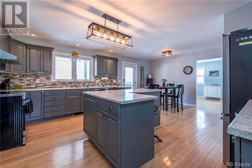 588 Guthrie Road, Bloomfield, NB - Indoor Photo Showing Kitchen With Double Sink