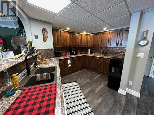 210 Grenfell Rd, Kenogami, ON - Indoor Photo Showing Kitchen With Double Sink